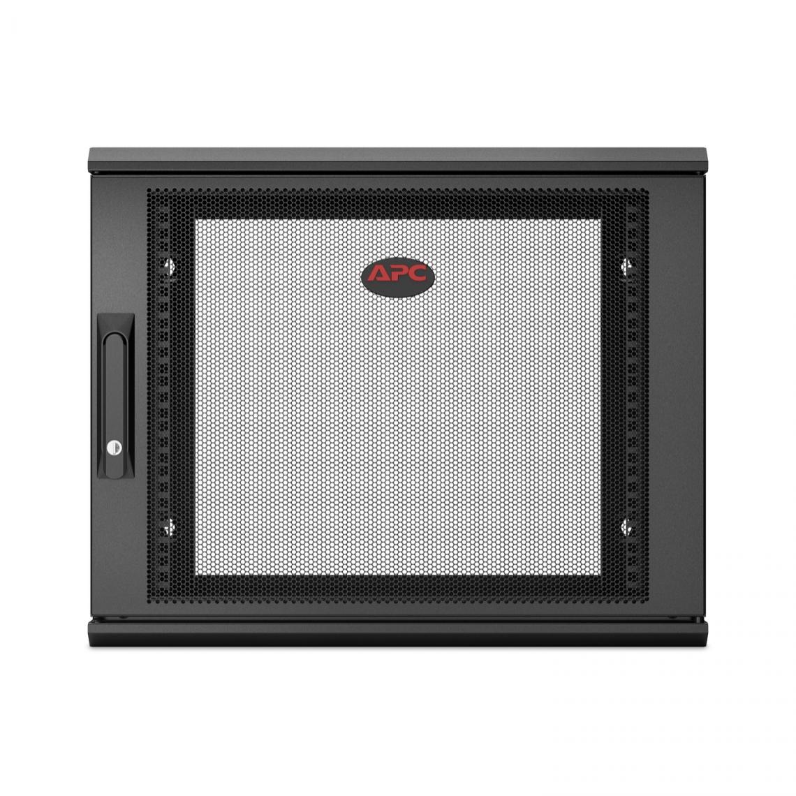 APC - NetShelter WX 9U Single Wall-mount NetShelter WX 9U Single Hinged Wall-mount Enclosure 600mm Deep - Coffrets de communication