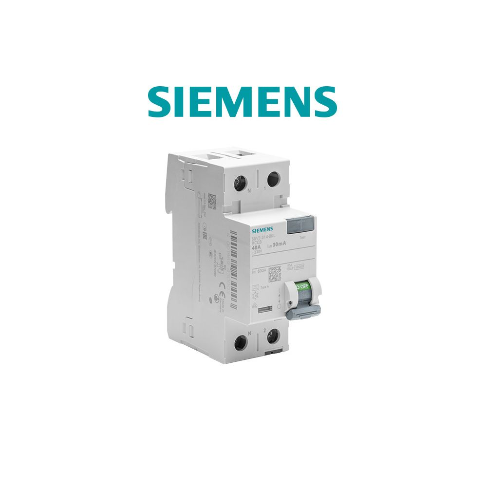 Siemens - Siemens - Interrupteur différentiel 30 mA 40 A Type A - Interrupteurs différentiels
