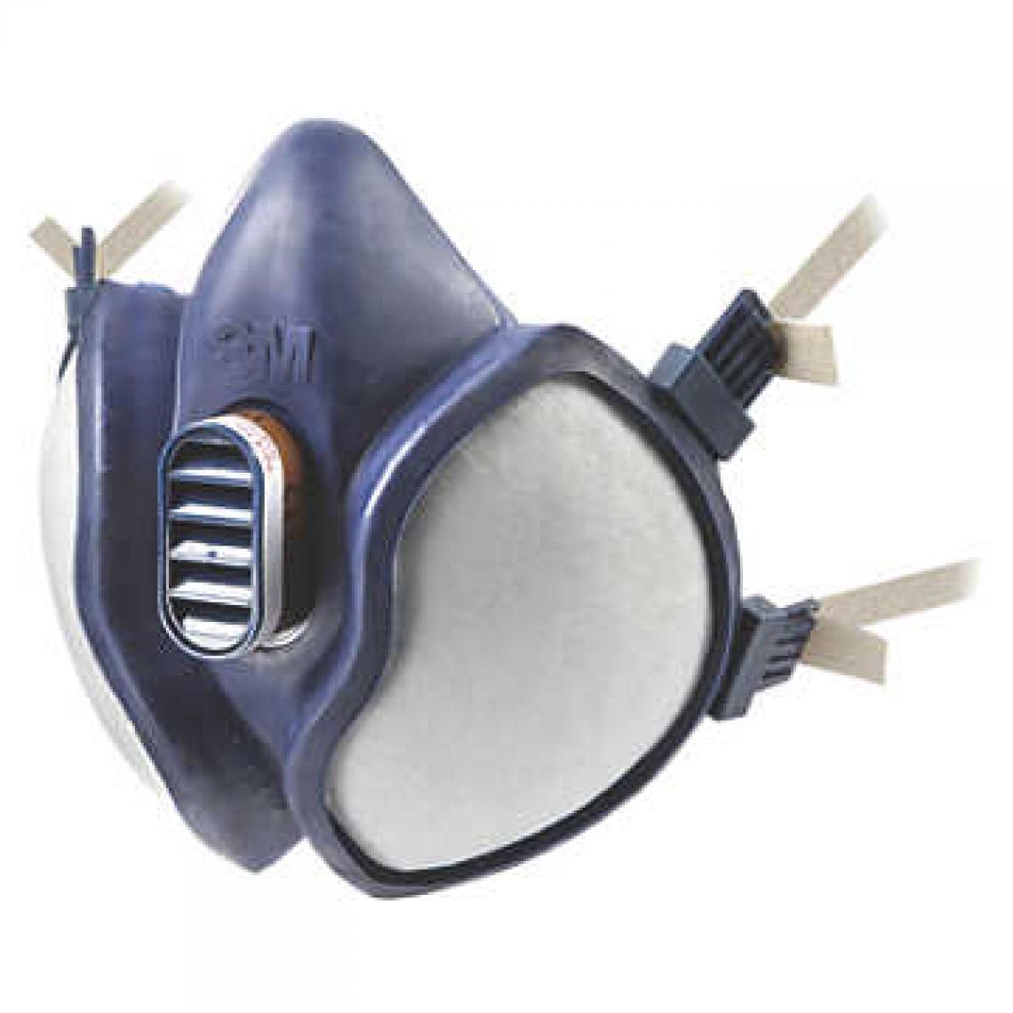 3M - Demi masque 3M - antigaz - série 4000 - norme FFA2P3D - 4255A00 - Protections tête