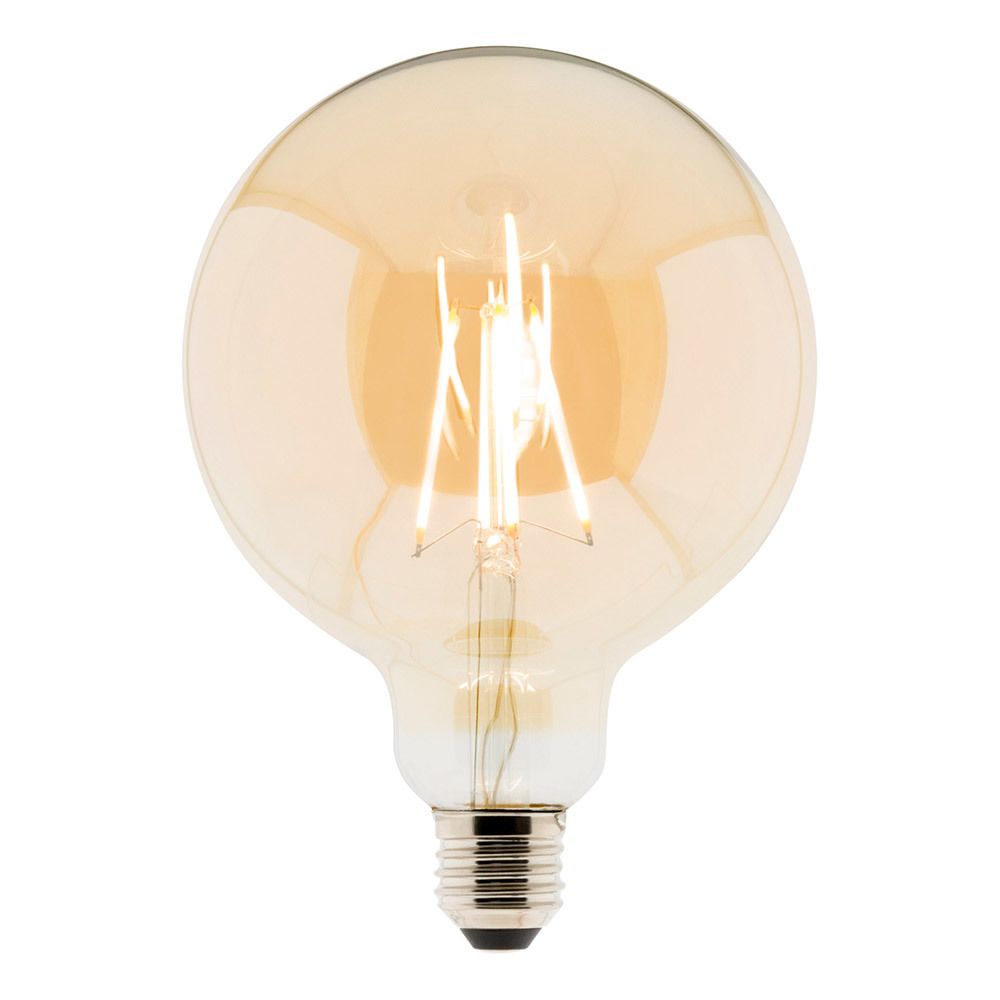 Elexity - Ampoule Déco filament LED ambrée 7W E27 720lm 2500K - Globe - Ampoules LED