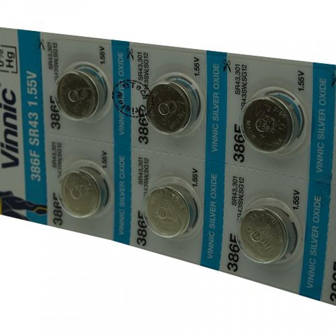 Otech - Pack de 10 piles Vinnic pour VARTA V301 MF - Piles rechargeables