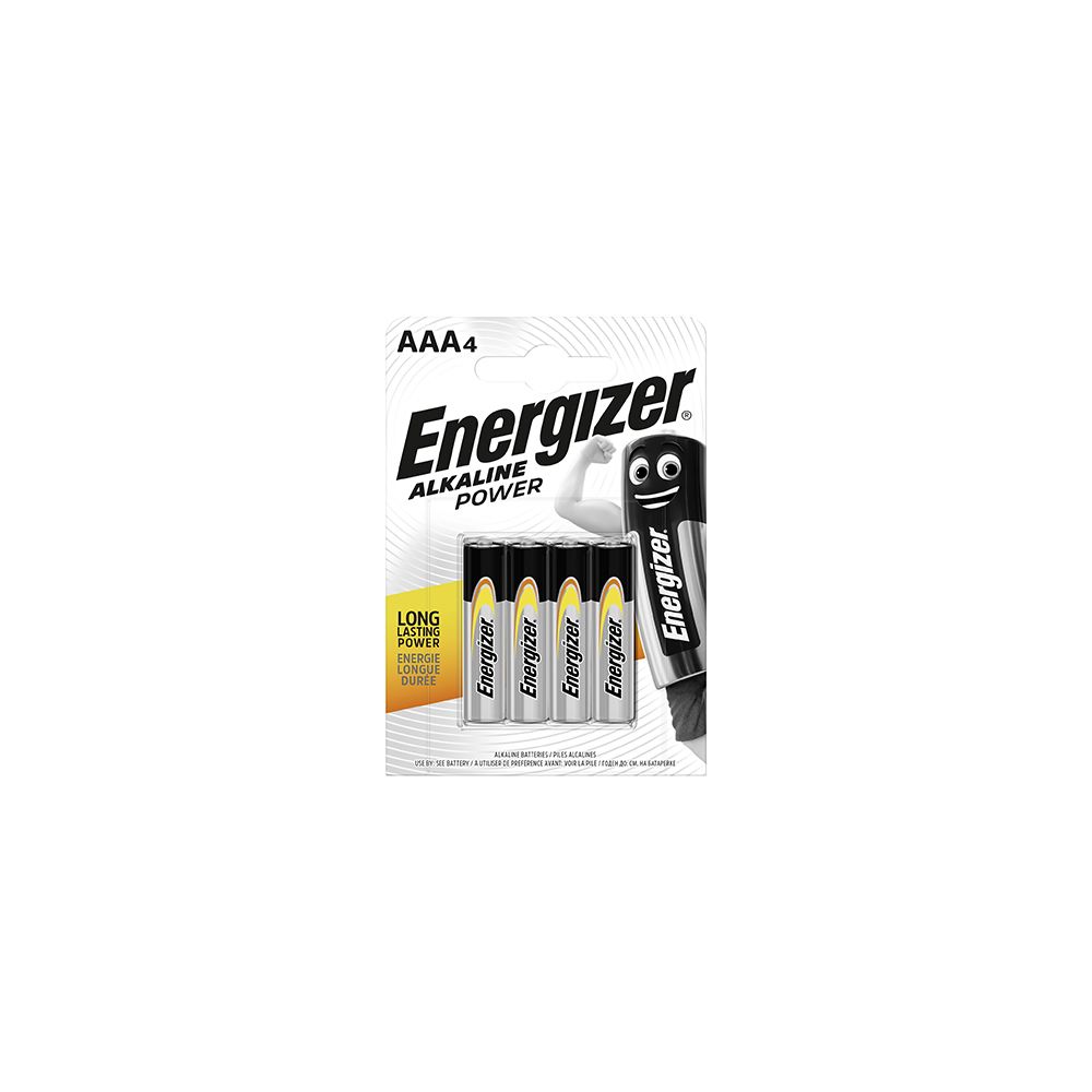 Energizer - Blister 4 Piles LR3 Energizer Power - Piles rechargeables