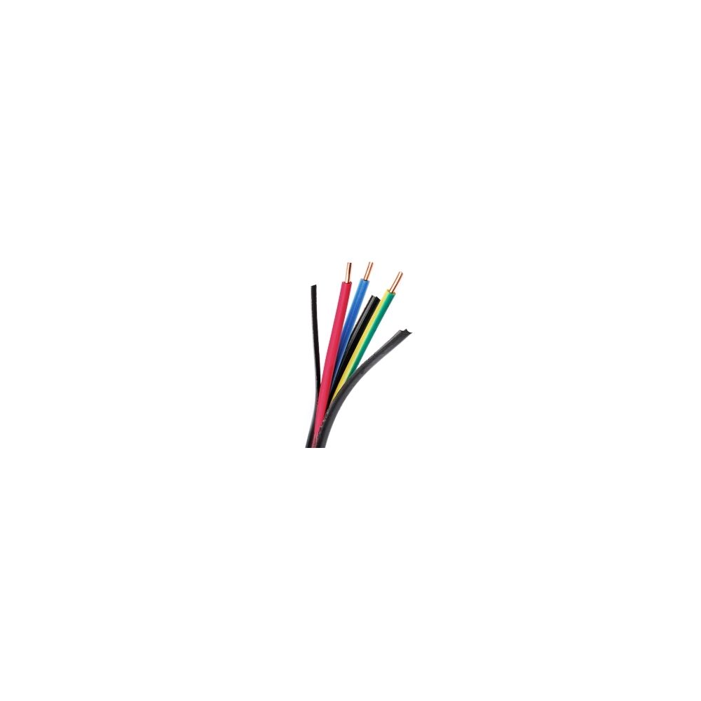 marque generique - fil rigide easyfil h07vu 3 x 1.5 mm2 - bleu, rouge, vert/jaune - couronne de 200 mètres - Fils et câbles électriques