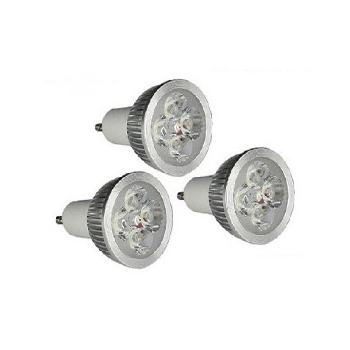 Desineo - lot de 3 Ampoules à LED GU10 4w 4X1w haute intensité GreenSensation - Ampoules LED
