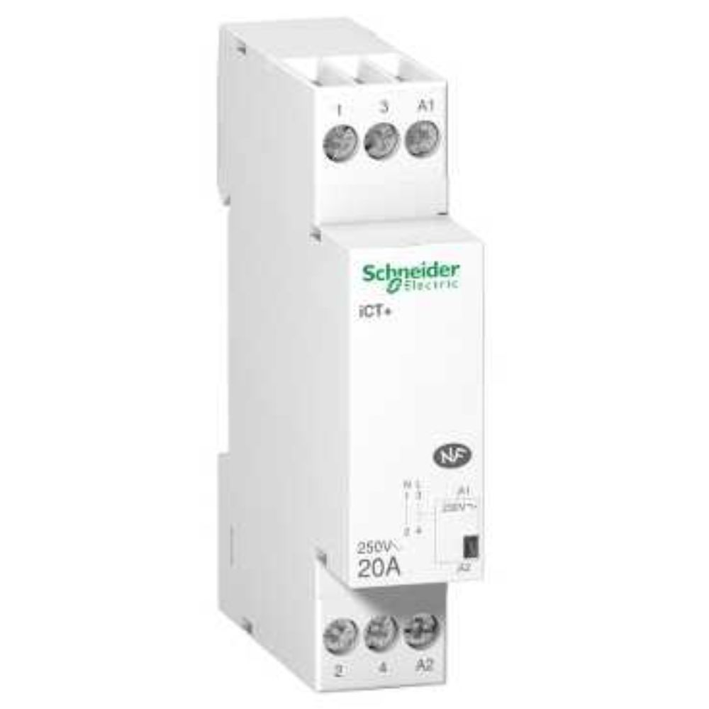 Schneider Electric - contacteur - ict+ silence - 1no - 20a - 230vca - schneider acti9 a9c15030 - Télérupteurs, minuteries et horloges