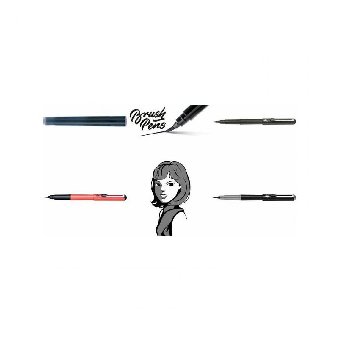 Pentel - PentelArts Cartouche de recharge FP10-AO pour stylo pinceau () - Outils et accessoires du peintre