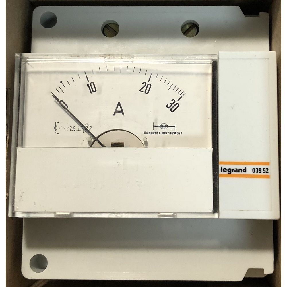 Legrand - legrand 003952 - Ampèremètre Corail 0-30A - Rail DIN - Appareils de mesure