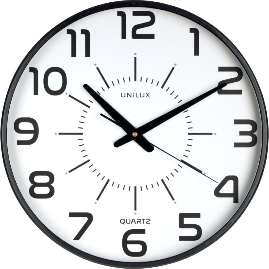 Unilux - UNiLUX Horloge murale à quartz 'MAXI POP', diamètre: 400 mm () - Télérupteurs, minuteries et horloges