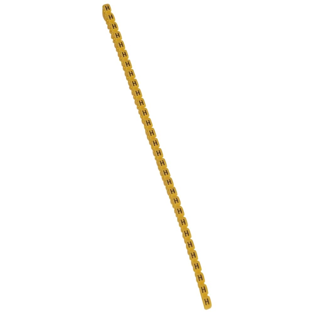 Legrand - repère pour fil de 1.5 à 2.5 mm2 - lettre h - couleur jaune - legrand cab 3 - Accessoires de câblage