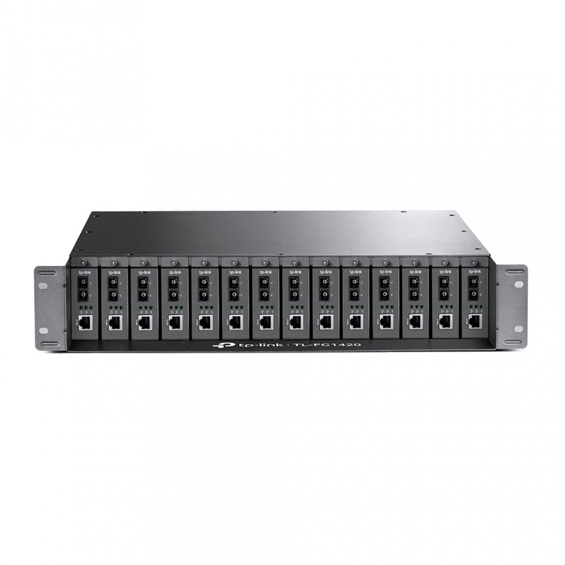 Tplink - TL-FC1420 14P Server Rack mount TL-FC1420 14P Server Rack mount Chassis - Coffrets de communication