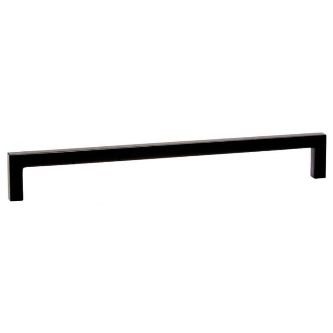 Fosun - Poignée de meuble zamac noir mat - Entraxe : 160 mm - Longueur : 168,5 mm - FOSUN - Poignée de porte