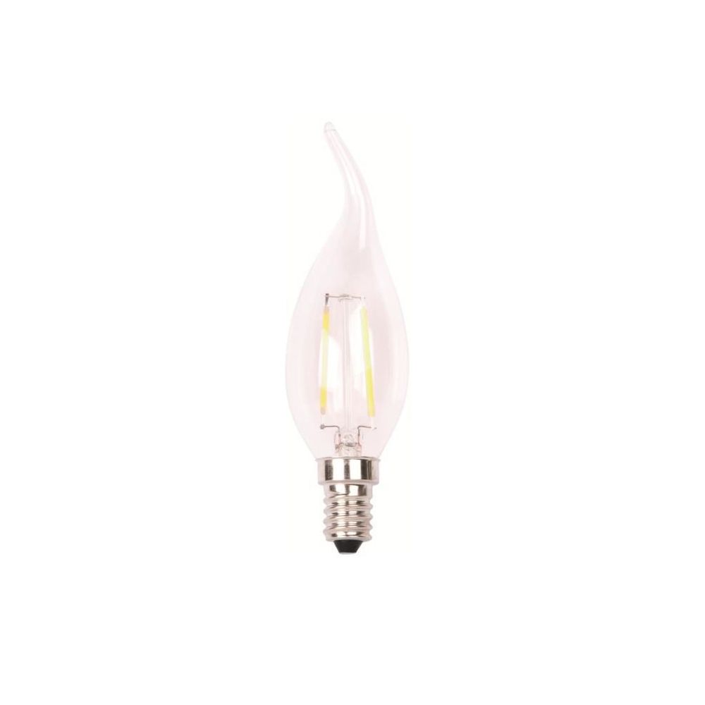 Xq-Lite - XQ-Lite Ampoule filament LED flamme E14 XQ1563 4 W équivalent a 30 W blanc chaud dimmable - Ampoules LED