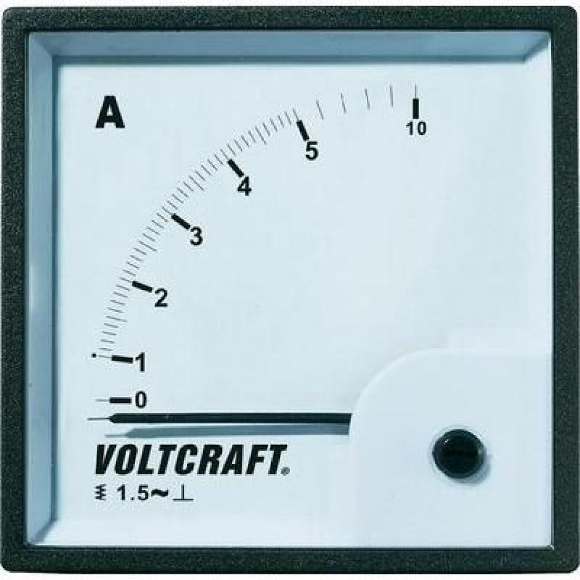 Voltcraft - Appareil de mesure encastrable analogique VOLTCRAFT AM-72X72/5A - Appareils de mesure