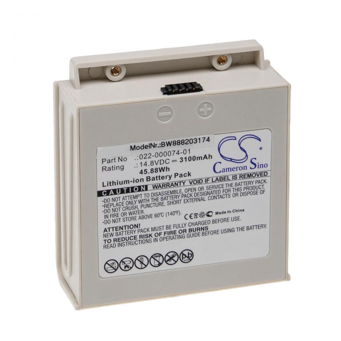 Vhbw - vhbw Batterie remplacement pour Comen 022-000074-01 pour appareil médical (3100mAh, 14,8V, Li-ion) - Piles spécifiques