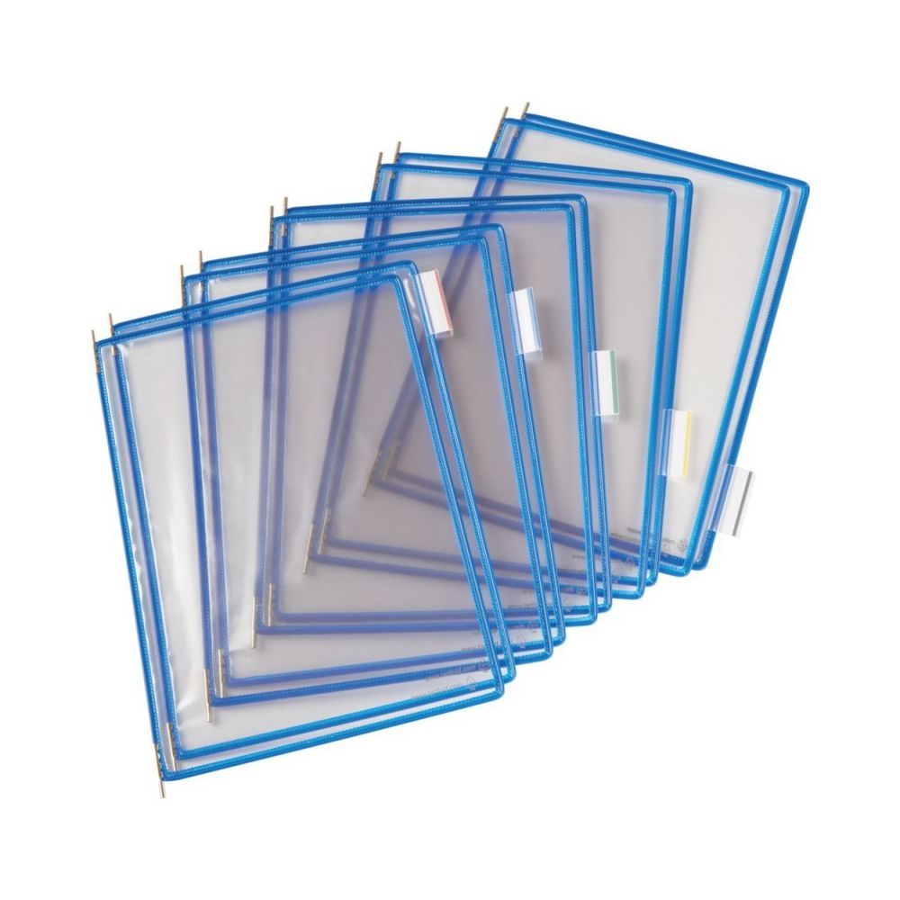 Tarifold - Pochettes A4 bleu Paquet de 10 - Visserie