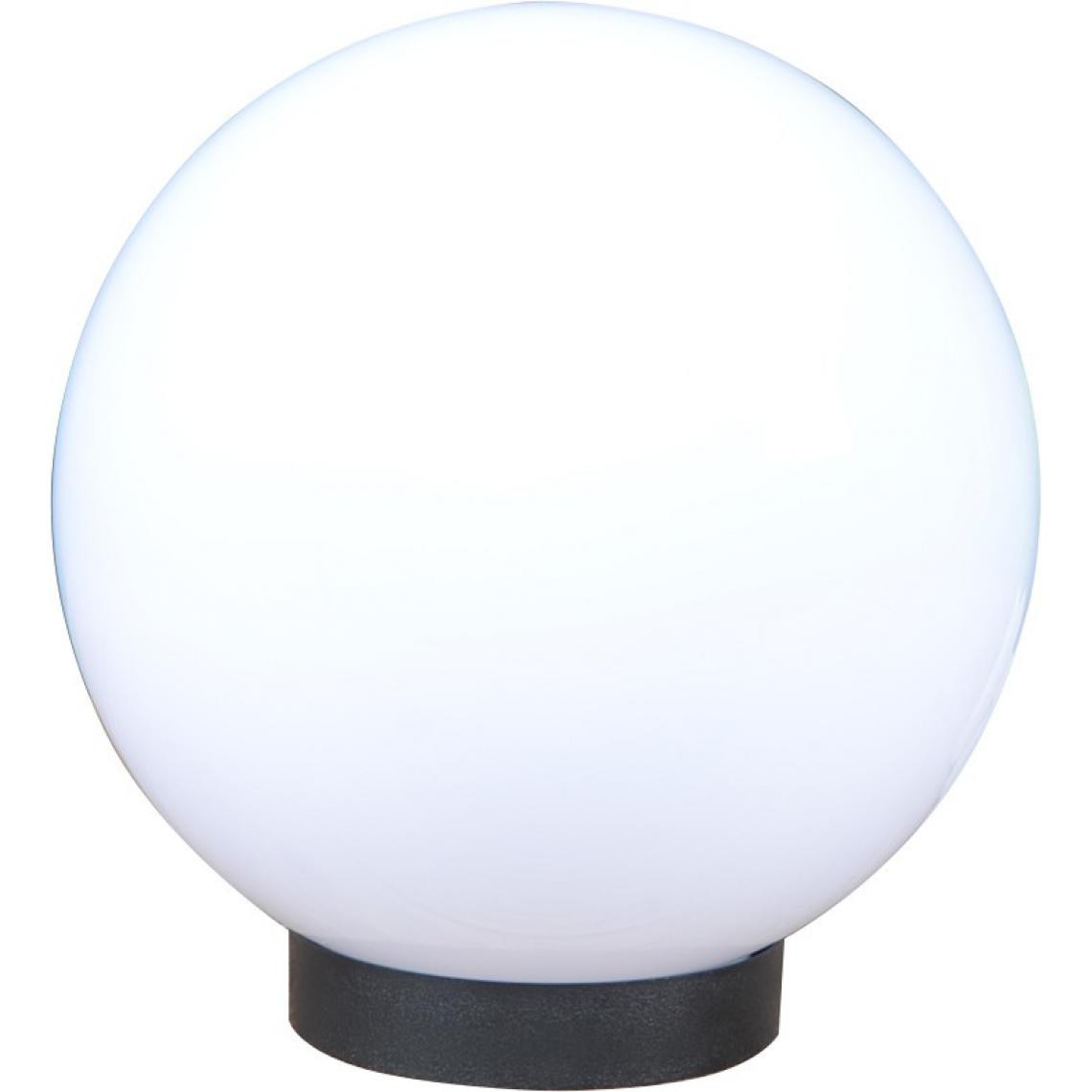 Velamp - Sphère d'extérieur en PMMA, 200mm, E27, blanche - Spot, projecteur