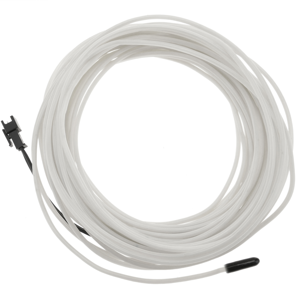 Bematik - Blanc-bleu Câble électroluminescent 25m de bobine de 2.3mm - Fils et câbles électriques