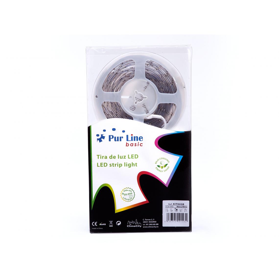 Purline - Kit de bande LED, lumière blanche froide pour extérieur et intérieur - Ruban LED