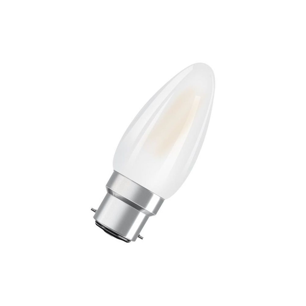 Osram - OSRAM Ampoule LED B22 flamme dépolie 4,5 W équivalent a 40 W blanc chaud dimmable variateur - Ampoules LED