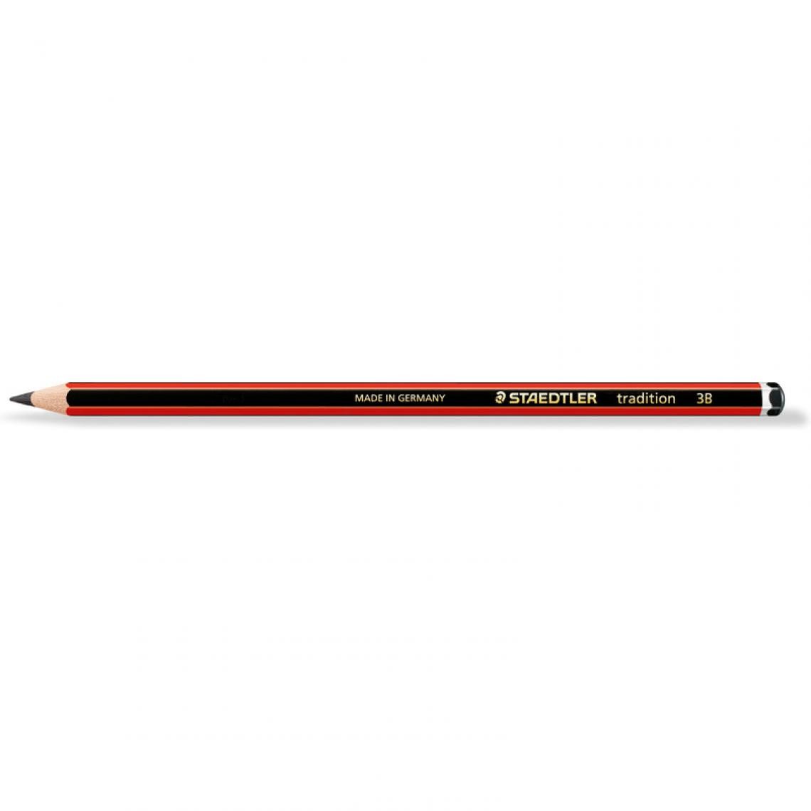 Staedtler - STAEDTLER Crayon tradition 110, degré dureté: 3B, hexagonal () - Outils et accessoires du peintre