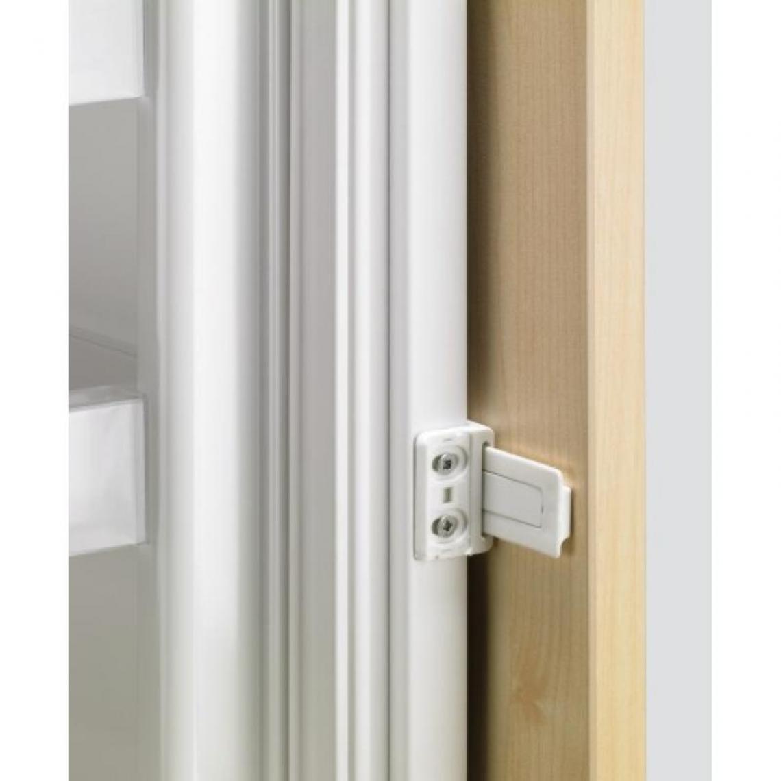 Hettich - Charnière invisible pour portes de réfrigérateur - ferrure entraînée - Bloque-porte
