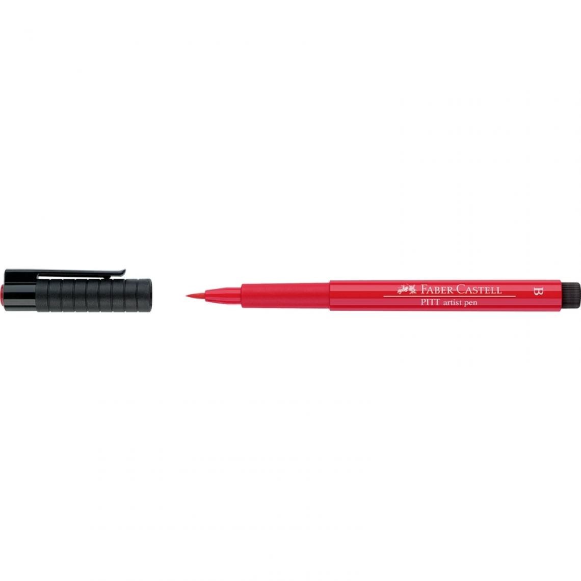 Faber-Castell - FABER-CASTELL Feutre PITT artist pen, rouge géranium clair () - Outils et accessoires du peintre