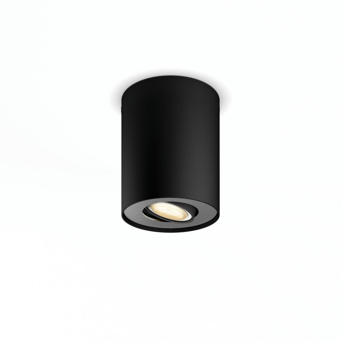 Philips - Luminaire Hue PILLAR Noir x1+tlc - Lampe connectée