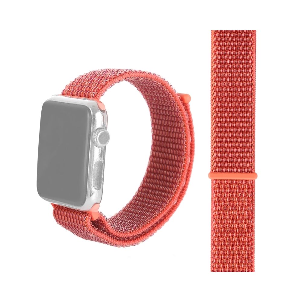 Wewoo - Pour Apple Watch séries 3 et 2 et 1 Bracelet de montre simple en nylon avec pince magique 38 mm - Accessoires Apple Watch