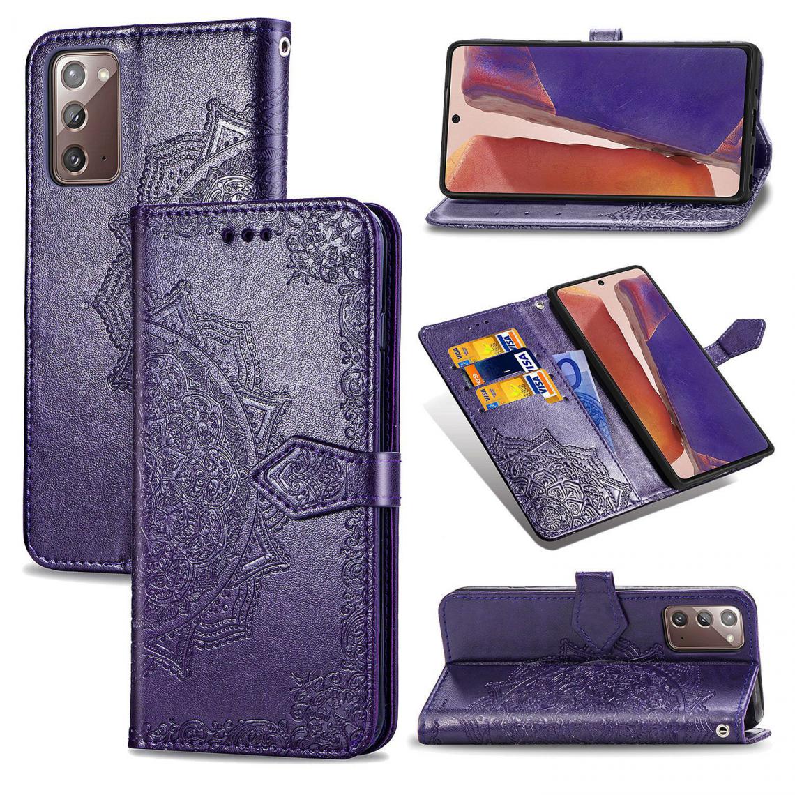 OtterBox - Samsung Galaxy Note 20 Housse Etui Coque de protection type portefeuille [Violet] - Coque, étui smartphone