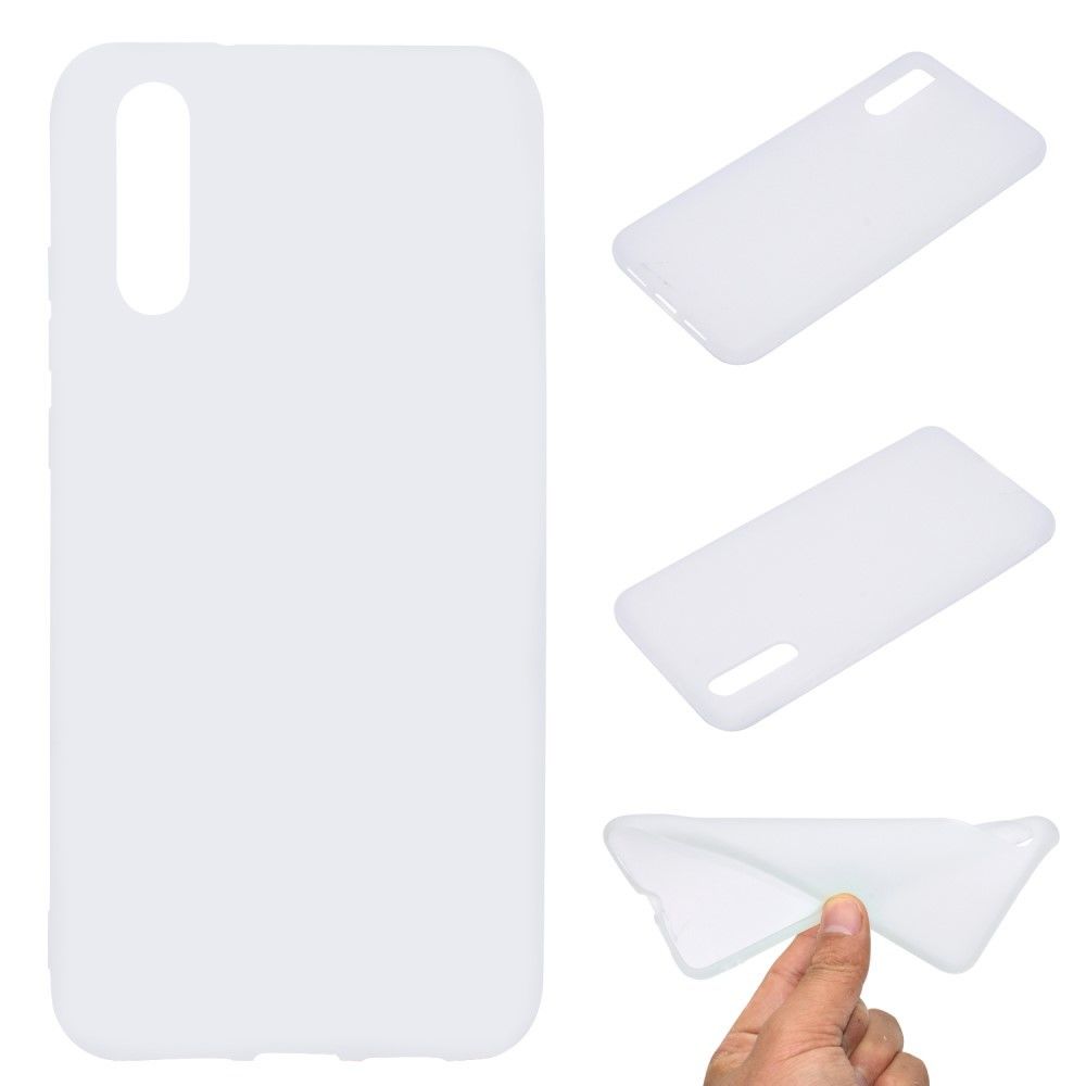 marque generique - Coque en TPU couleur solide blanc givré pour Huawei P20 Pro - Autres accessoires smartphone