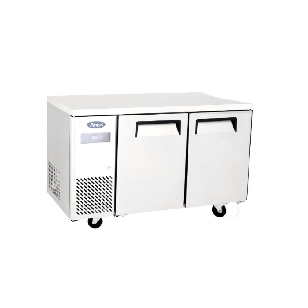 Atosa - Table Réfrigérée Négative à roulettes 270 L - 2 Portes - Atosa - 2 PortesPleine - Réfrigérateur américain