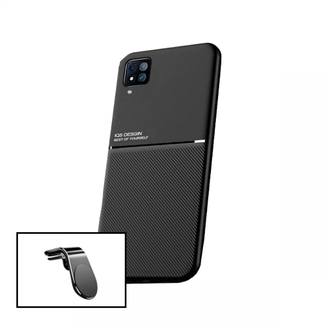 Phonecare - Kit Coque Magnétique Lux + Support Magnético L Safe Driving pour Samsung Galaxy A22 5G - Coque, étui smartphone