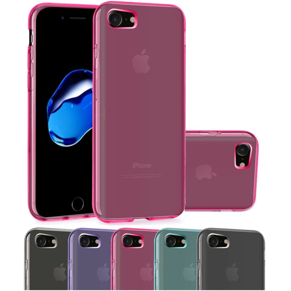 marque generique - Apple iPhone 8 (4.7) Housse Etui Housse Coque de protection Silicone TPU Gel Jelly - Rose - Autres accessoires smartphone