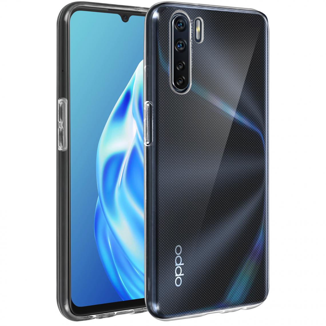 Avizar - Coque Oppo A91 Protection Silicone Souple Ultra-Fin Transparent - Coque, étui smartphone