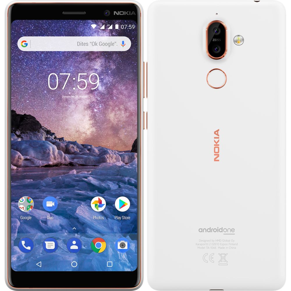 Nokia - 7 Plus - Blanc - Smartphone Android