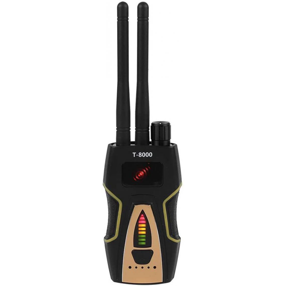Chrono - Détecteur de Signal Anti-Espion détecteur T-8000 Tracker Signal Audio sans Fil GPS Tracer Finderï¼noirï¼ - Appcessoires