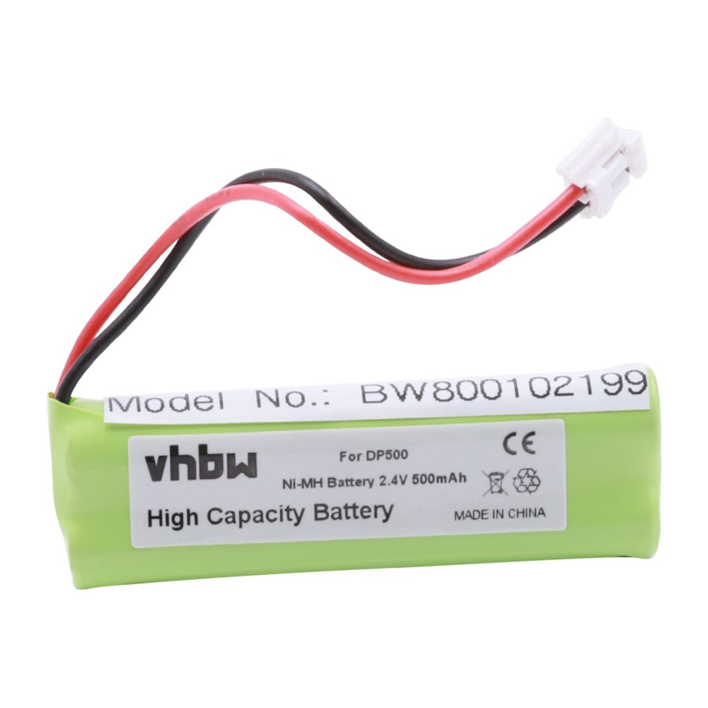 Vhbw - Batterie NI-MH 500mAh 2.4V pour MEDION MD82973, MD83024, Life S63062, Life S63065 etc. remplace VT50AAAALH2BMJZ, GP1010, GPHC05RN01, GP HC05RN01 - Batterie téléphone