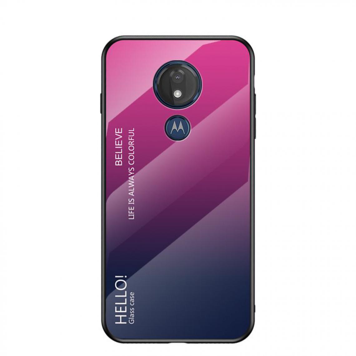 OtterBox - Housse Etui Coque de protection pour Moto G7 Play Arriere Rigide dégradé [Rose] - Coque, étui smartphone