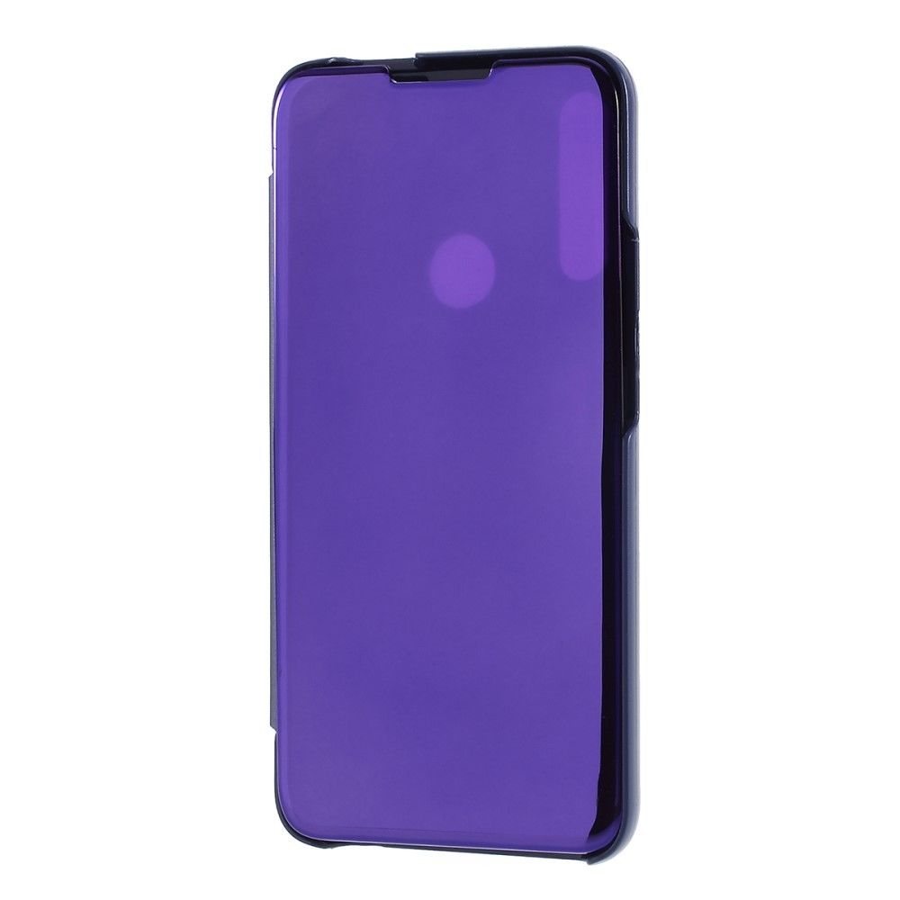 marque generique - Coque en TPU rigide avec fonction miroir et support violet foncé pour votre Huawei P Smart Z - Coque, étui smartphone