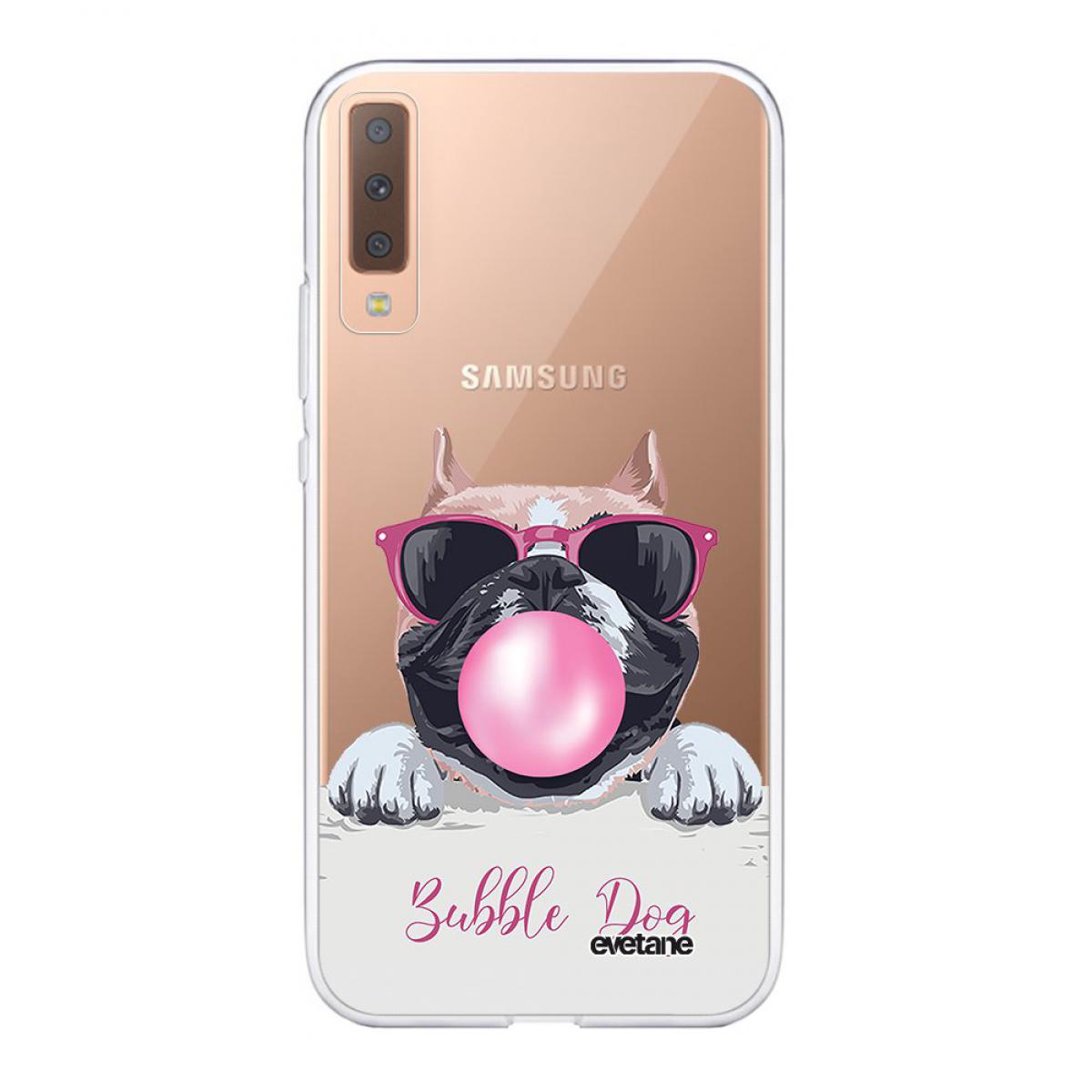 Evetane - Coque Samsung Galaxy A7 2018 360 intégrale transparente Bubble Dog Tendance Evetane - Coque, étui smartphone