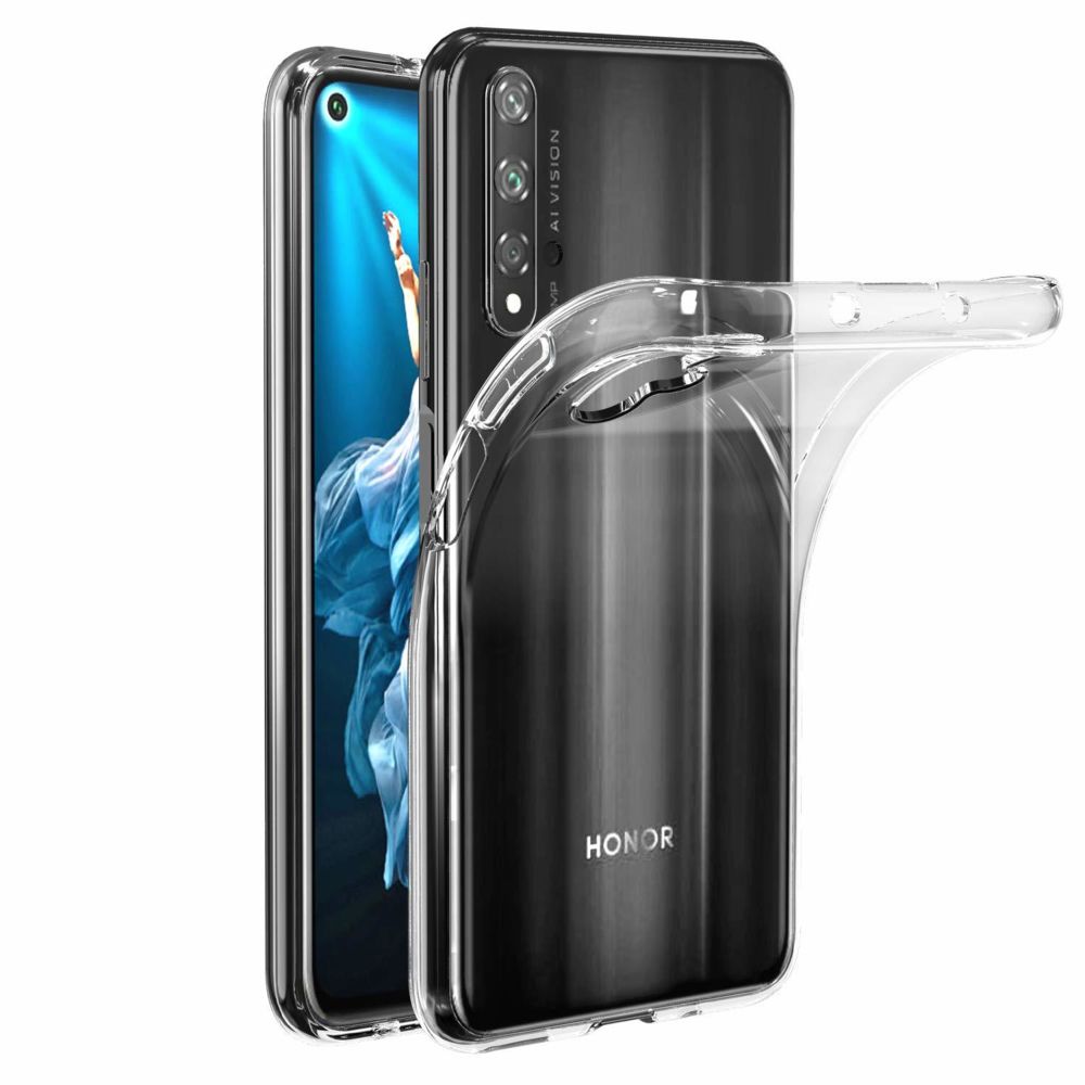 Cabling - CABLING® Etui en silicone transparent - Huawei Nova 5 T - Huawei Honor 20 - coque entièrement transparente en silicone souple - haute protection - Coque, étui smartphone