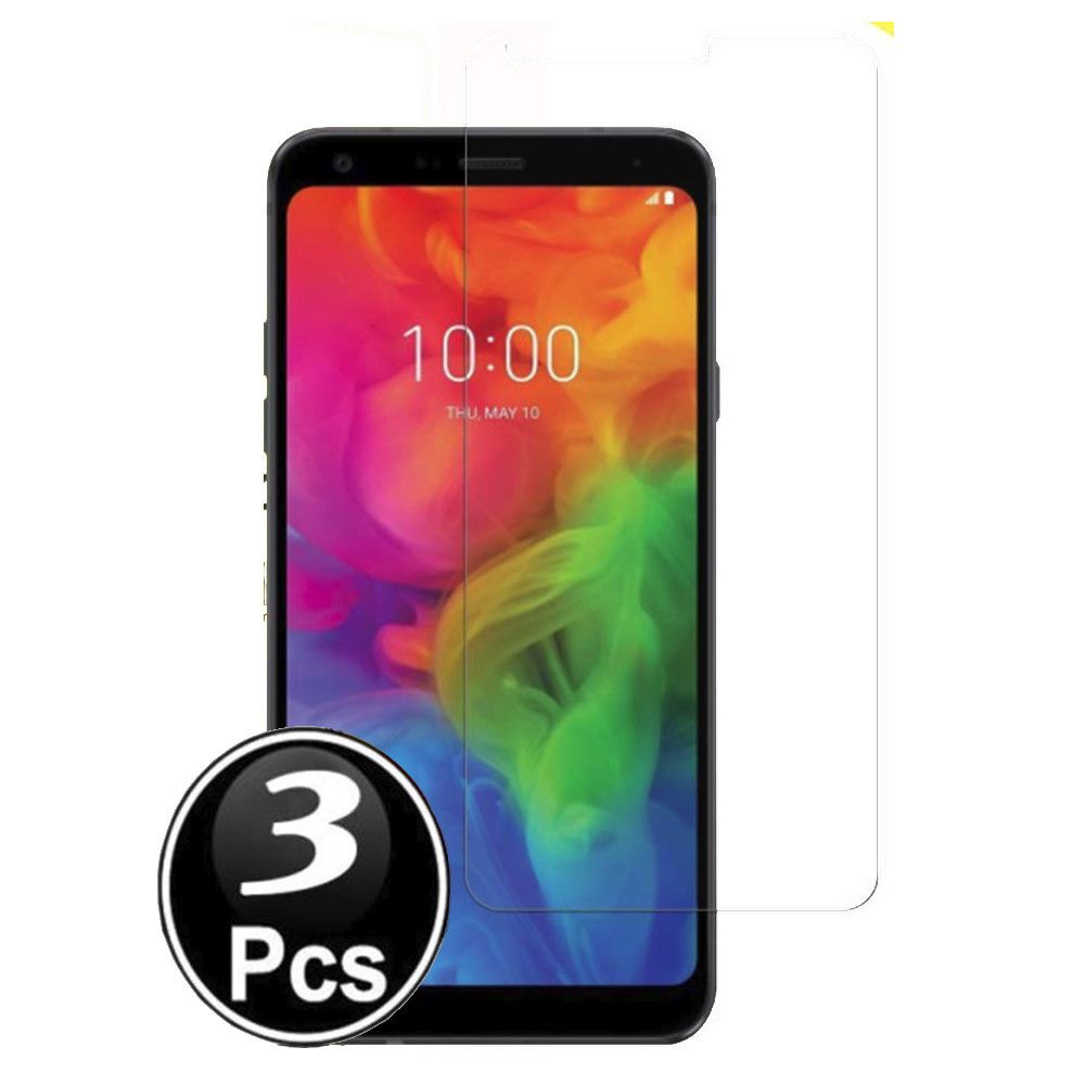 marque generique - LG Q7/Q7 Plus/Q7a Vitre protection d'ecran en verre trempé incassable lot de X3 Glass - Autres accessoires smartphone