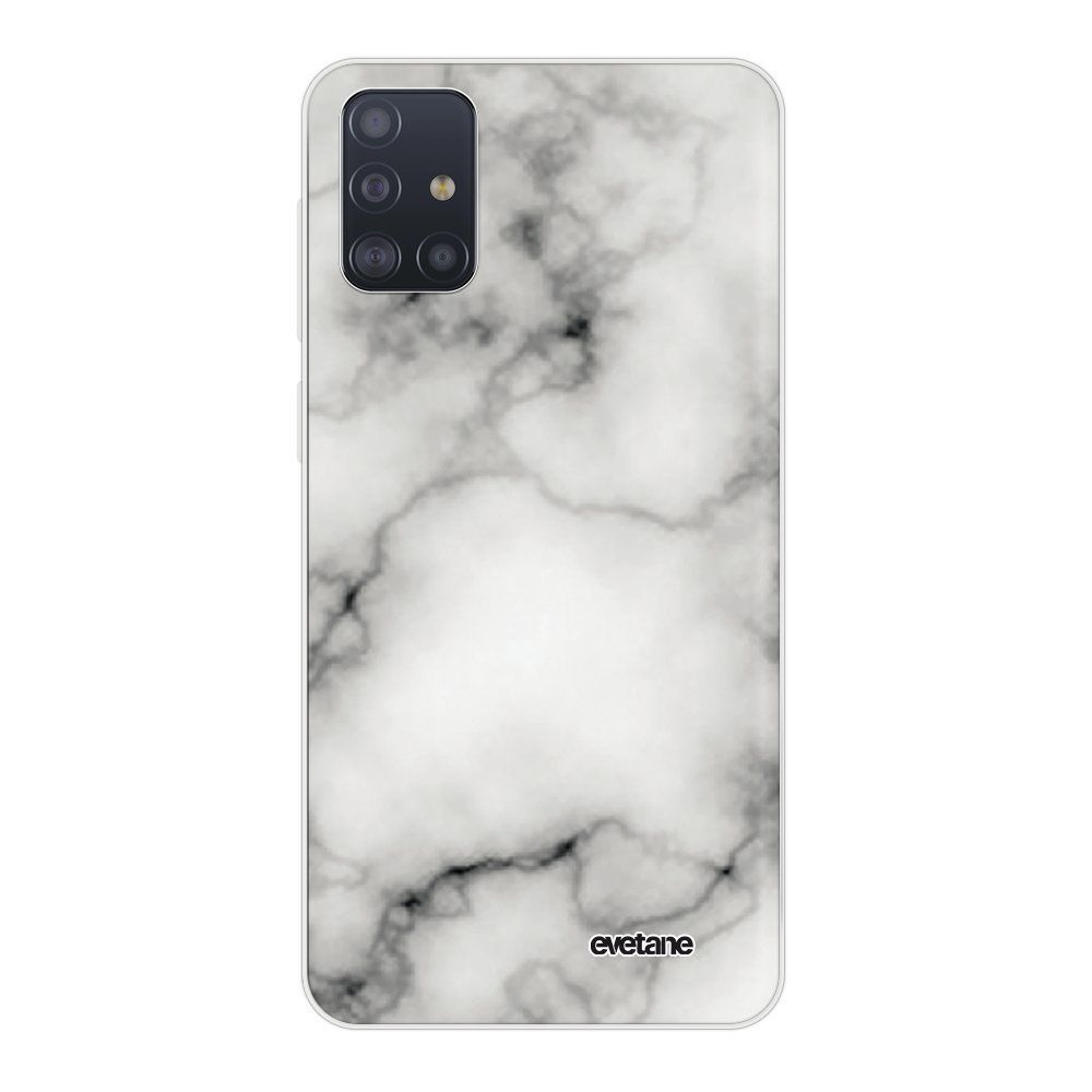 Evetane - Coque Samsung Galaxy A71 360 intégrale transparente Marbre blanc Ecriture Tendance Design Evetane. - Coque, étui smartphone