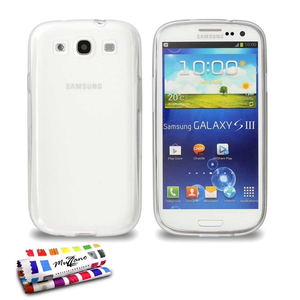 Muzzano - Coque ""Glossy Hybrid"" SAMSUNG GALAXY S3 / I9300 Transparent - Autres accessoires smartphone