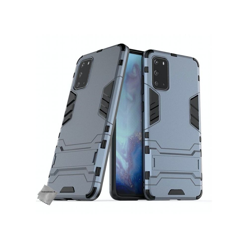 Htdmobiles - Housse etui coque rigide anti choc pour Samsung Galaxy S20 Plus + film ecran - BLEU FONCE - Autres accessoires smartphone