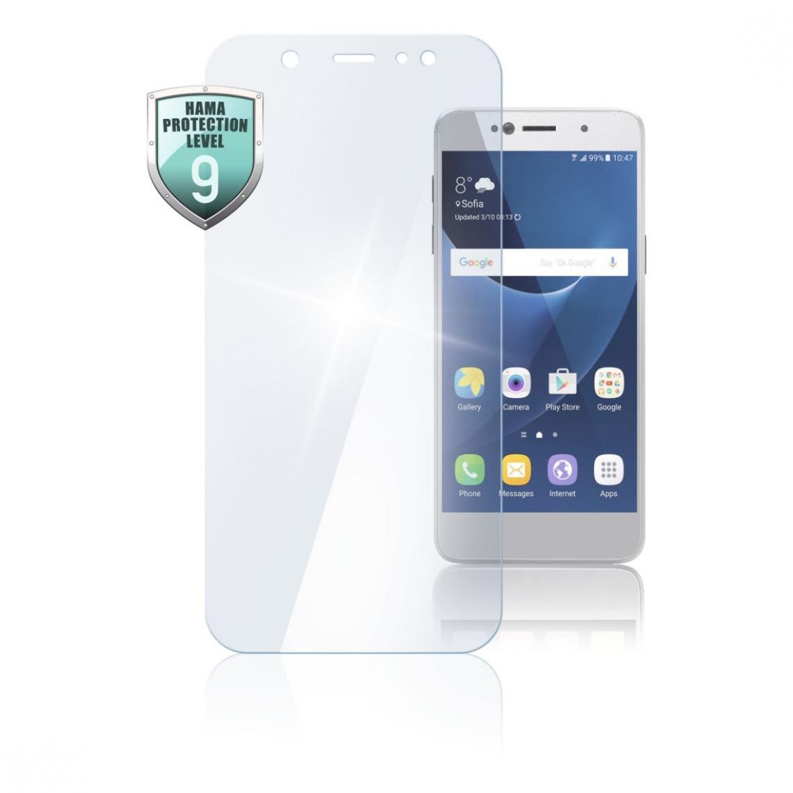 Hama - Protection d'écran verre véritable "Premium Crystal Glass" pour Samsung Galaxy A90 5G - Protection écran smartphone
