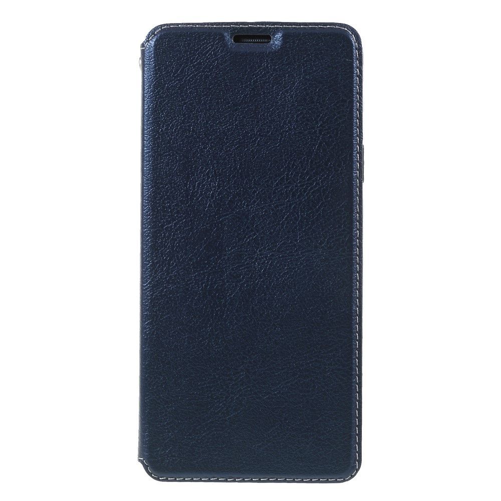 marque generique - Etui en PU absorbé automatiquement bleu foncé pour votre Samsung Galaxy S9 Plus SM-G965 - Autres accessoires smartphone