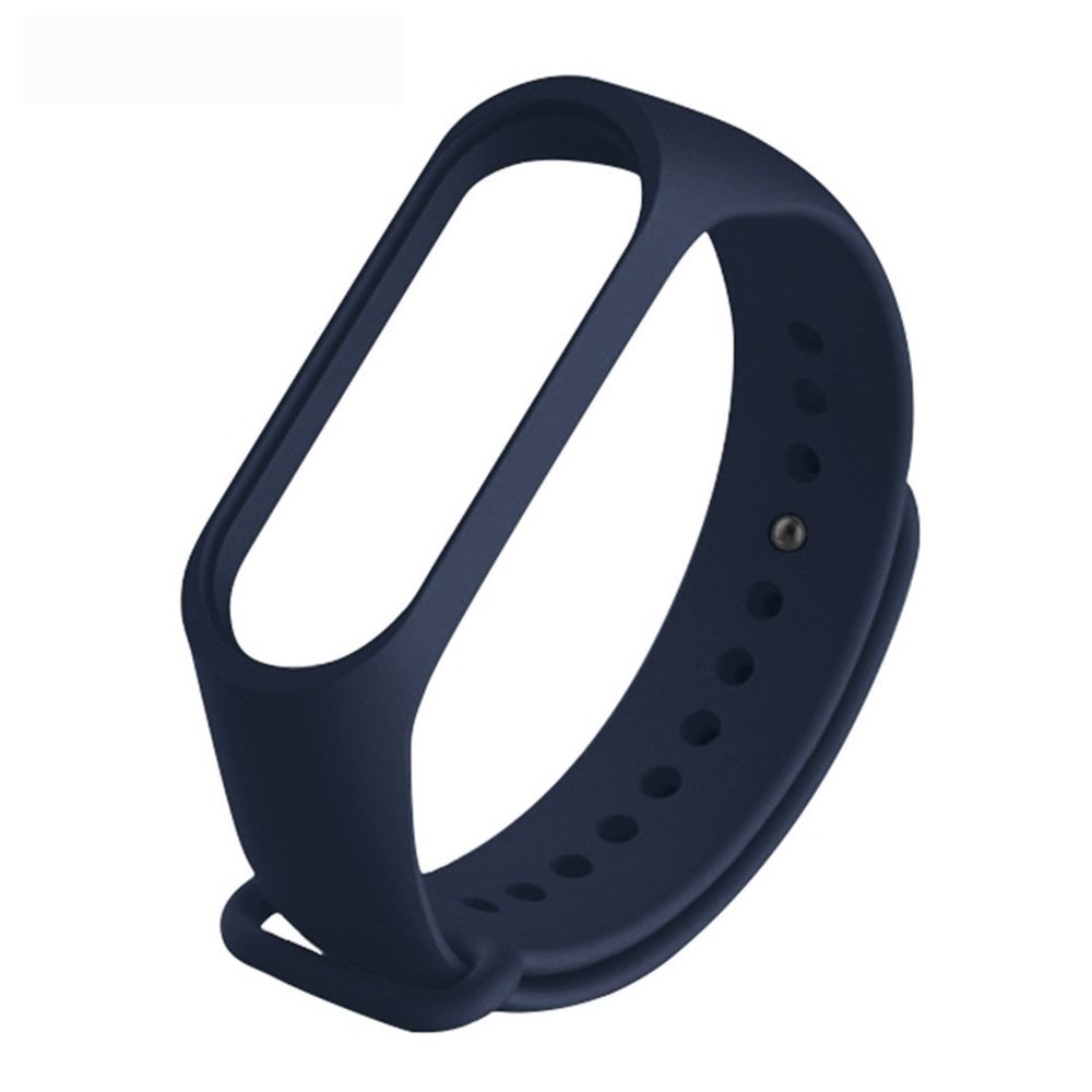 Wewoo - Bracelet pour montre connectée Bracelets de remplacement en TPU souple Pure Color Xiaomi Mi Band 4hôte non inclus bleu - Bracelet connecté