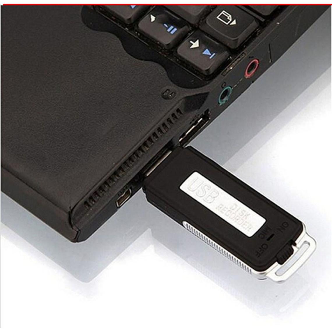 Universal - Magnétophone numérique métallique de 32 Go Activation de la voix Lecteur de stylo USB Enregistrement de la voix avec deux emplacements PC Smartphone | Magnétophone - Enregistreur audio numérique
