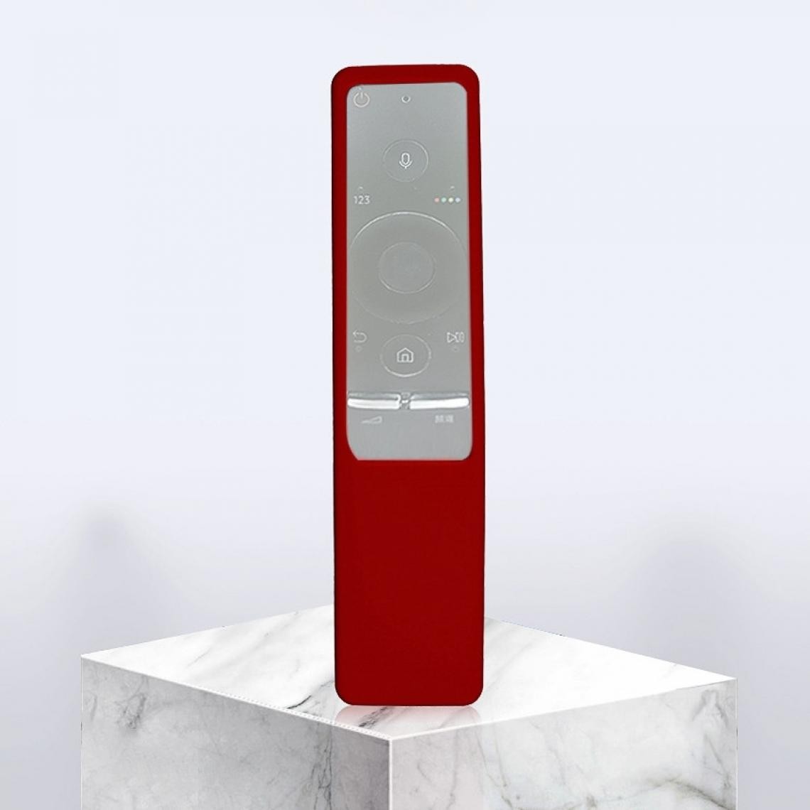 Wewoo - Couvercle de la télécommande en silicone lavable texture antidérapante pour Samsung Smart TV Remote Controller Rouge - Accessoires de motorisation